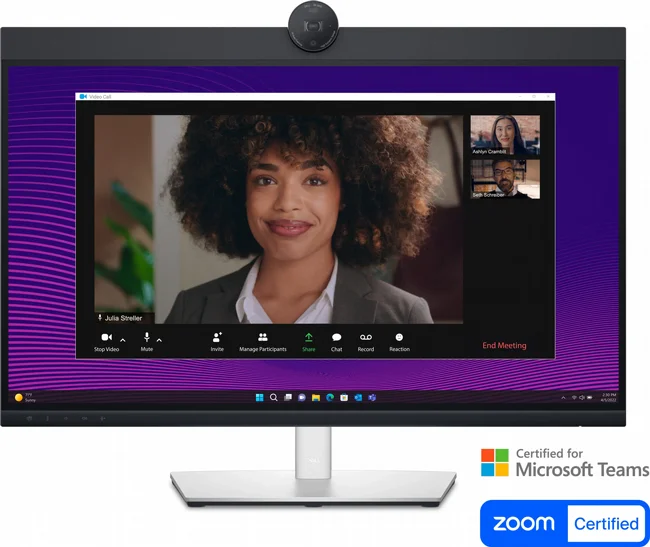��� �� 27 ���� ������ ����� Dell Video Conferencing Monitor P2724DEB 