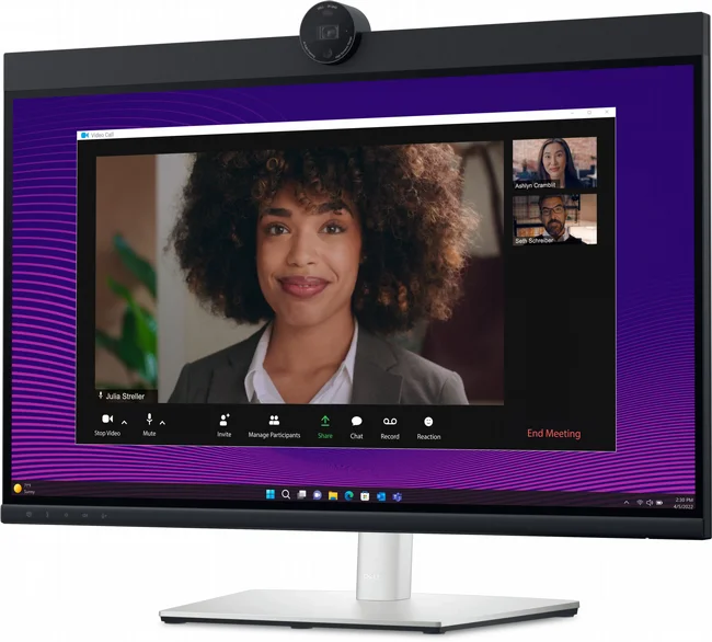 ��� �� 27 ���� ������ ����� Dell Video Conferencing Monitor P2724DEB 