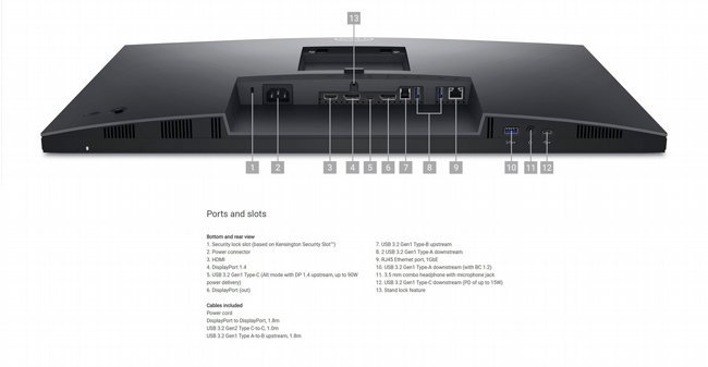 ��� �� 27 ���� ������ ����� Dell Video Conferencing Monitor P2724DEB 