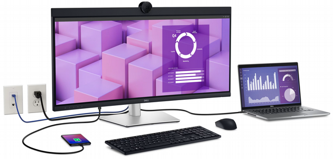 ��� �� ���� ���� DELL 34" 3K CURVED USB-C MONITOR P3424WEB 3YR