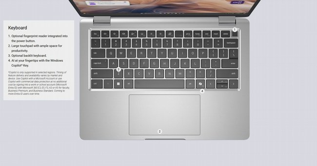 ���� �� Dell Pro 13 Plus AI PC 13" FHD+ Intel� Core� Ultra 5 235U vPro�/16GB/512GB NVME/WIN 11 PRO/3Y PB13250-6117