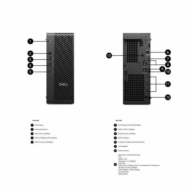 ���� ����� ����� �� Dell Pro Max Micro Desktop FCM2250 PM-RD33-16649