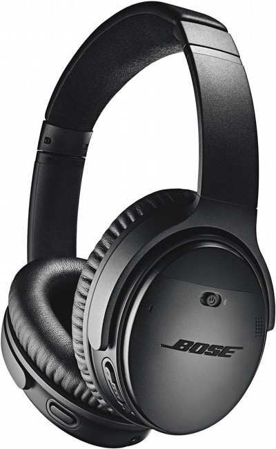 אוזניות אלחוטיות שחורות BOSE QuietComfort 35 II Black Bluetooth