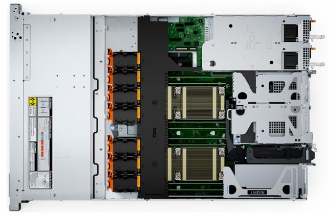 ��� ���� �� DELL POWEREDGE R660XS/1X4514 XEON 16C/64GB DDR5/2X1.92 SSD RAID/H755 2XPSU/3YR 