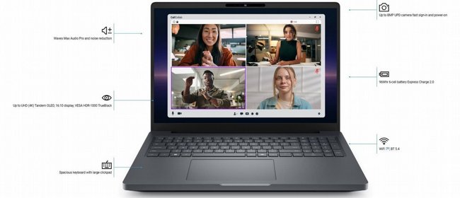 ���� ���� �� ��� ��� ���� Dell Pro Max 16 Plus S-PM-RD33-16279 + S-MB16250-9423