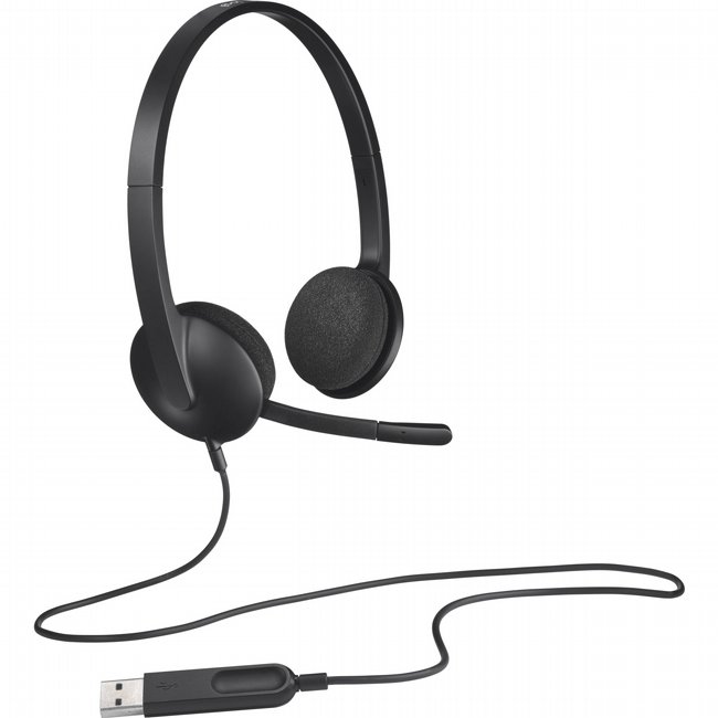 ������� ��������� ������ ������ LOGITECH USB HEADSET H340