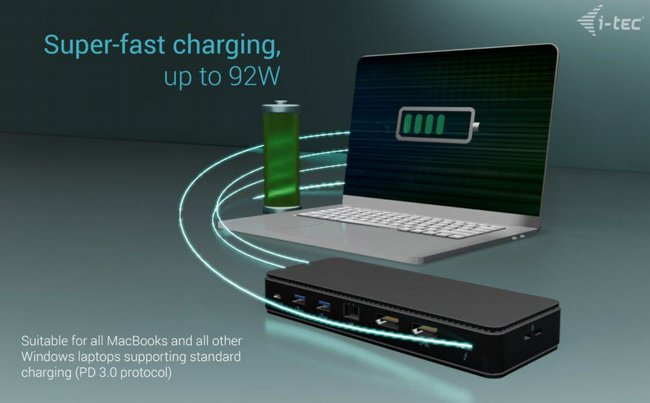 ���� ����� i-tec Thunderbolt 4 Dual Display Docking Station Gen3 TB4DUALDPDOCKPDPRO