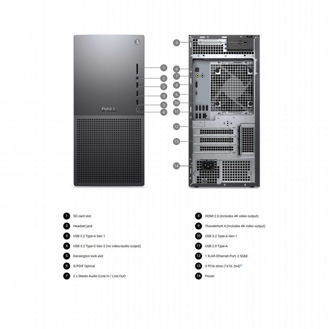 ���� ���� �� Dell Tower Plus Desktop XP-RD33-16240 + EBT2250-7940