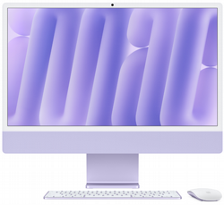 ����� 24" iMac 24" (2024) M4 4.5K 10C CPU/24GB/512GB NVME/10C GPU PURPLE Z1K7-24GB-512G