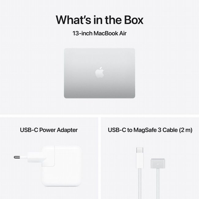 ����� ���� MacBook Air 13" (2026) M5 Silver Z1L1000ED