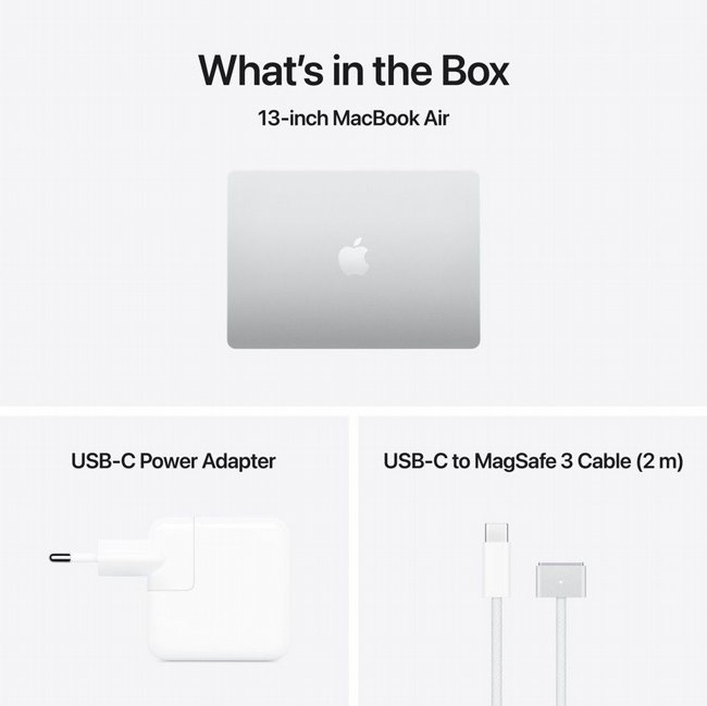 ����� ���� MacBook Air 13" (2026) M5 Silver Z1L0000FK