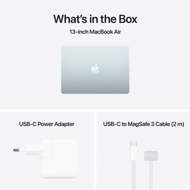 ����� ���� MacBook Air 13" (2026) M5 Sky Blue Z1L9000FQ