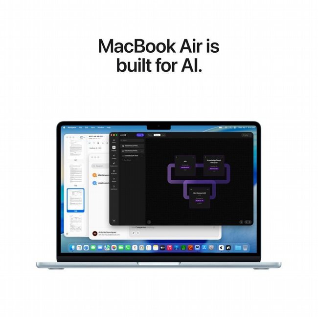 ����� ���� MacBook Air 13" (2026) M5 Sky Blue Z1LA000ED