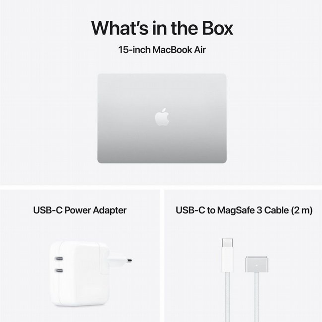 ����� ���� MacBook Air 15" (2026) M5 Silver Z1LQ000G5