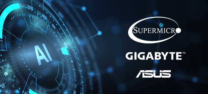  GPU   GIGABYTE/SUPER MICRO/ASUS Ai Servers & Workstation