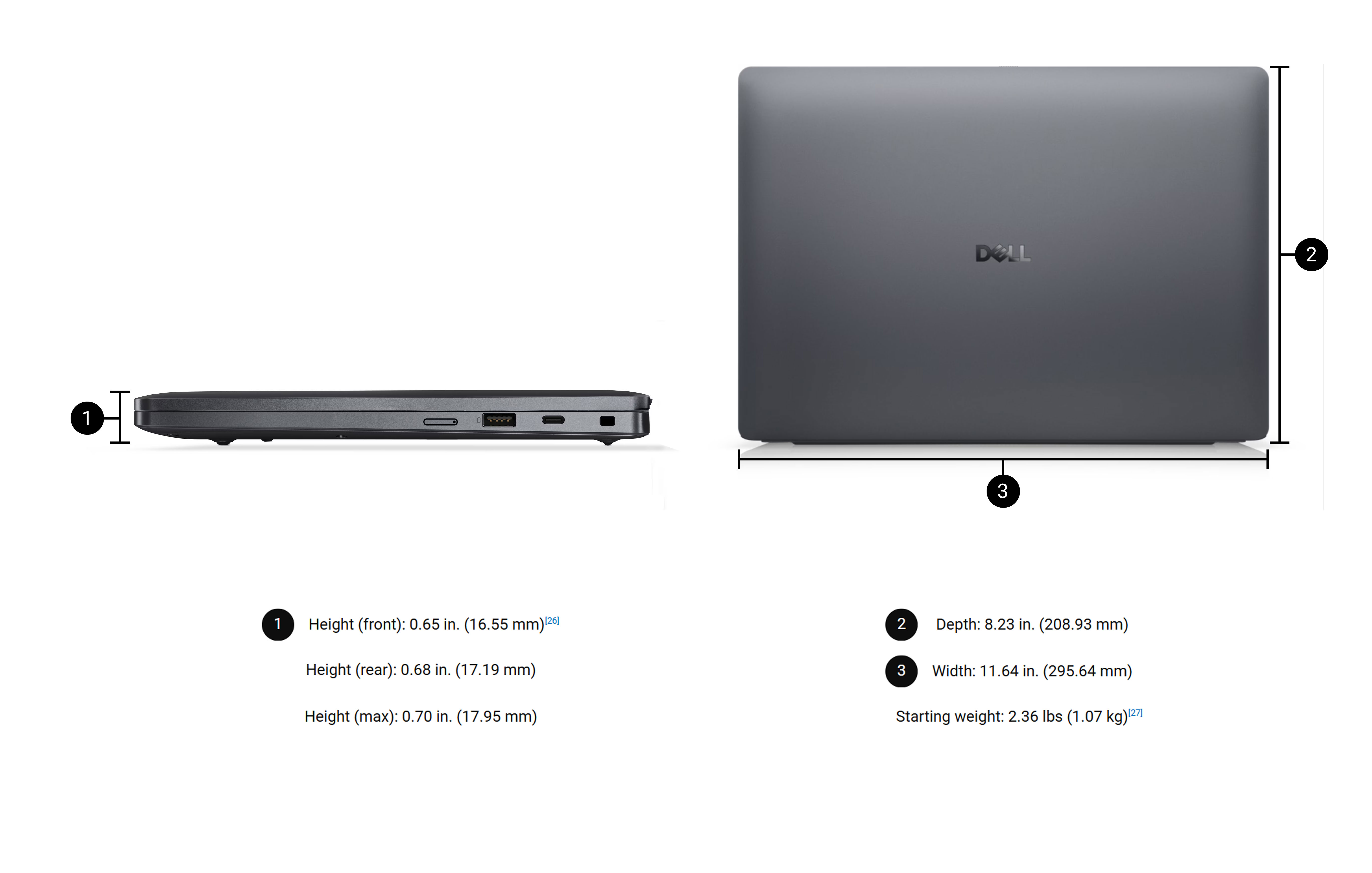 מחשב נייד דל פרו פרימיום Dell Pro 13 Premium מחשב נייד דל פרו פרימיום Dell Pro 13 Premium