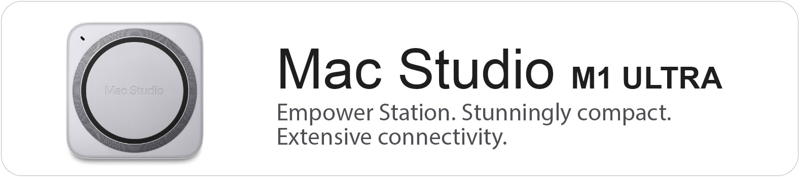 MAC STUDIO M1 ULTRA MAC STUDIO M1 ULTRA