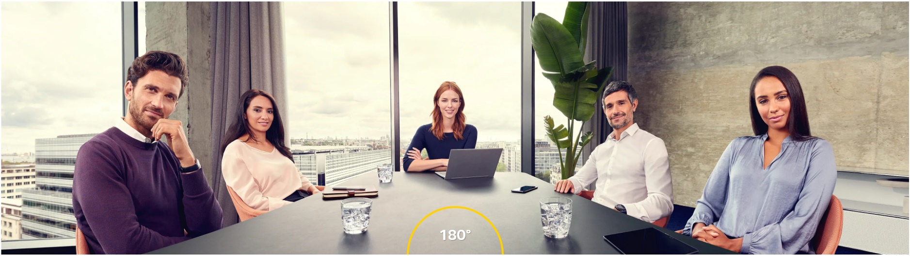 מערכת וידאו קונפרנס לחדר ישיבות JABRA PANACAST 50 8200-231 מערכת וידאו קונפרנס לחדר ישיבות JABRA PANACAST 50 8200-231