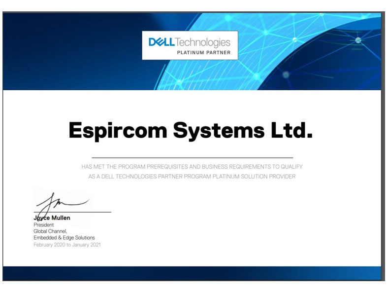 תעודת DELL משווק מורשה תעודת DELL משווק מורשה